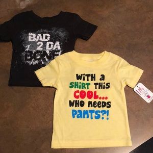 NWT Set of 2 Toddler Little Teez tee shirts